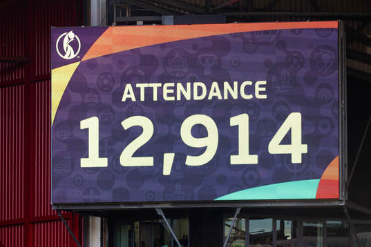 Attendance is shown on the screen