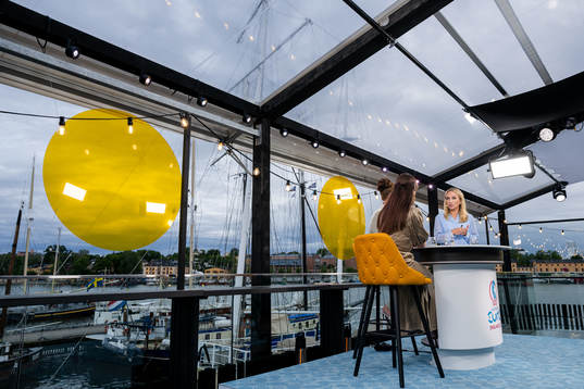 Vicki Blommé, Lotta Schelin och Frida Nordstrand i