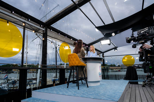 Vicki Blommé, Lotta Schelin och Frida Nordstrand i