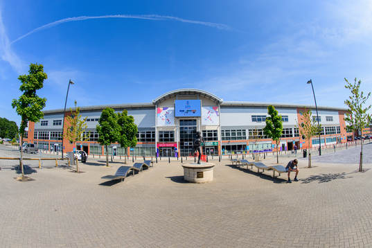 General view of Leigh Sports Village ahead of a press conference with Portugal