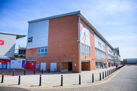 General view of Leigh Sports Village ahead of a press conference with Portugal