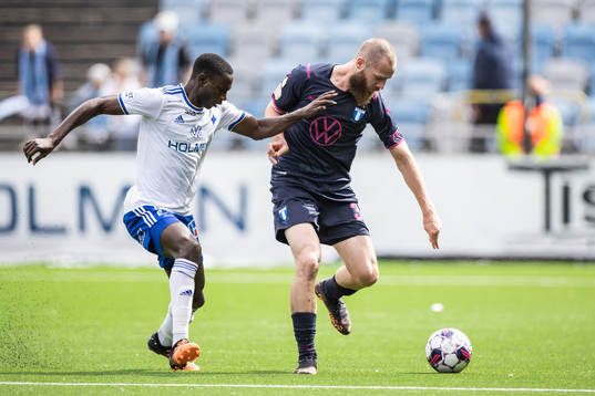 IFK Norrköpings Godswill Ekpolo och Malmö FFs Jo Inge