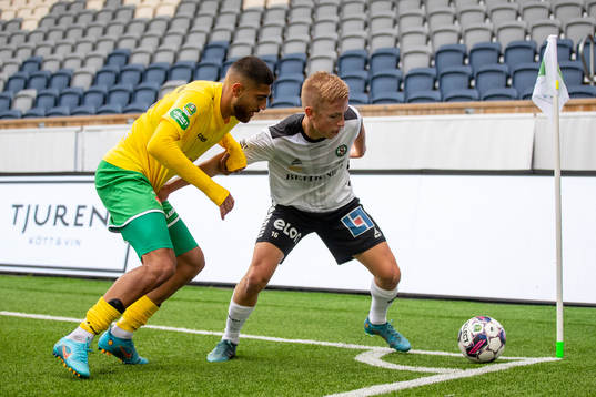 Dalkurds Rassa Rahmani och Örebros David Seger