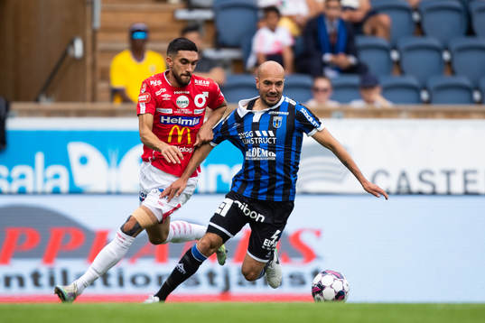 Degerfors Dijan Vukojevic och Sirius Karl Larson