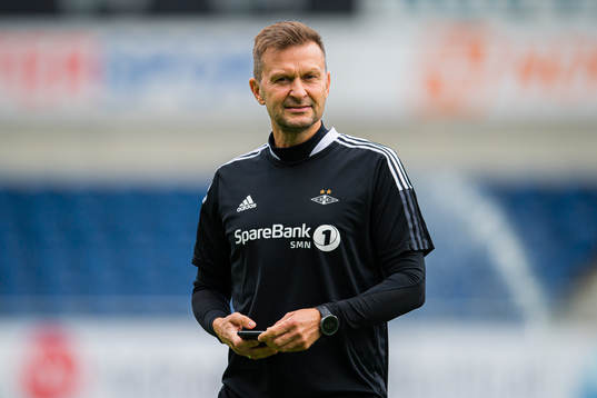 Roar Strand, assistant coach of Rosenborg, ahead of the Eliteserien match between Aalesund and Rosenborg on July 17, 2022 in Ålesund.