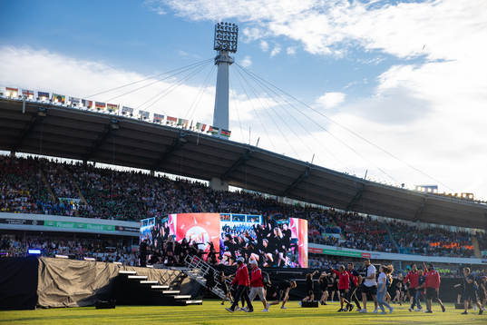Artister uppträder
