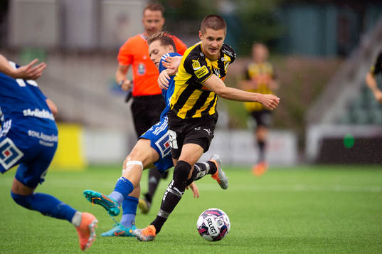 GIF Sundsvalls Ludvig Nåvik och Häckens Leo Bengtsson