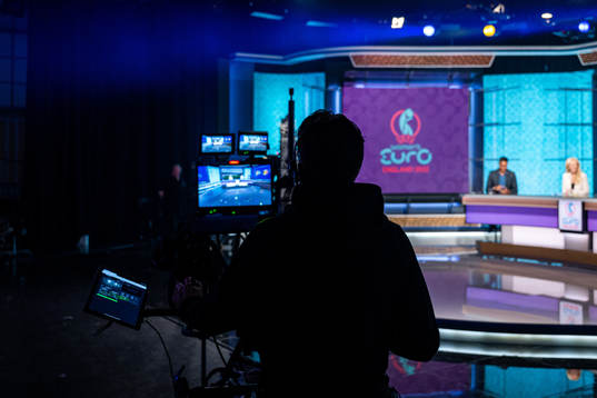s EM-Studio den 22 juli 2022 i Stockholm. 