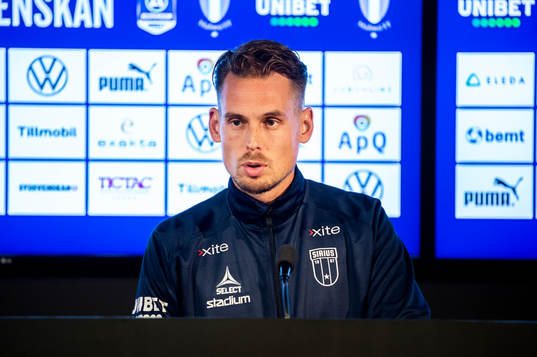 Sirius tränare Daniel Bäckström