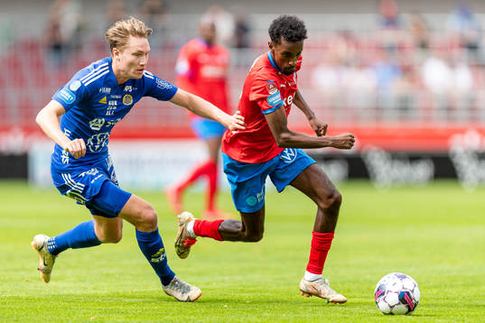 GIF Sundsvalls Marcus Burman och Helsingborgs Taha Ali