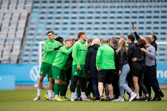 Players and leaders of Zalgiris Vilnius