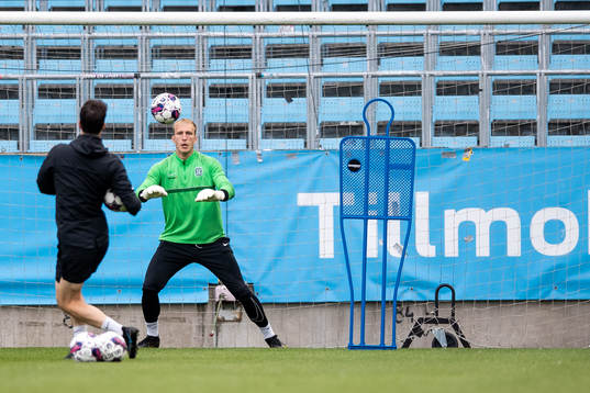Goalkeeper Edvinas Gertmonas