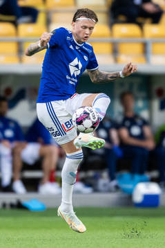 Birk Risa of Molde and Rasmus Alm of Elfsborg