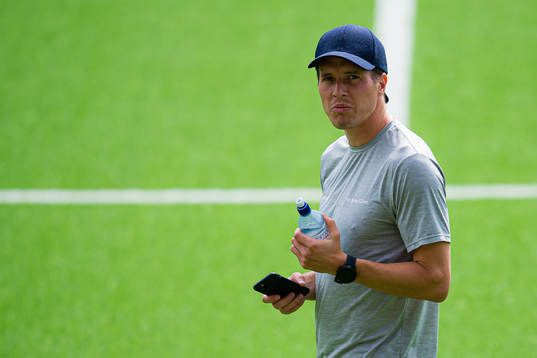 Anders Ågnes Konradsen of Bodø/Glimt ahead of the Eliteserien match between Aalesund and Bodø/Glimt on July 30, 2022 in Ålesund.