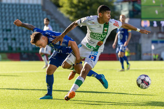 Sundsvalls Pontus Silfwer och Varbergs Luke Le Roux