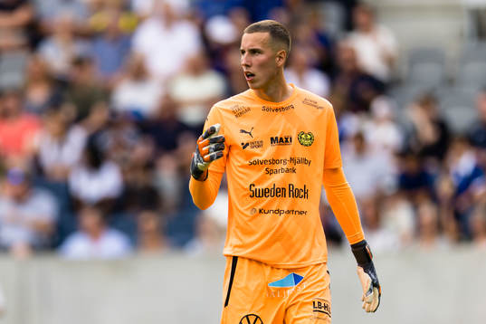 Mjällbys målvakt Samuel Brolin