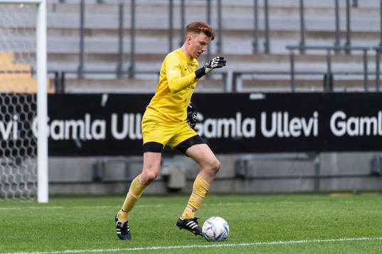 Qvidings målvakt Gustav Norin