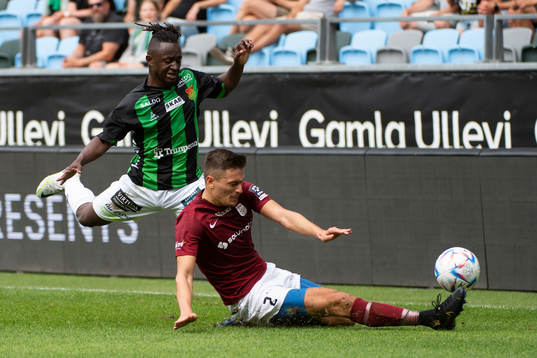 GAIS  Michael Kargbo och Qvidings Rinor Zenulla