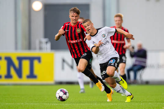 Brommapojkarnas Samuel Leach Holm och Örebros Samuel Dahl