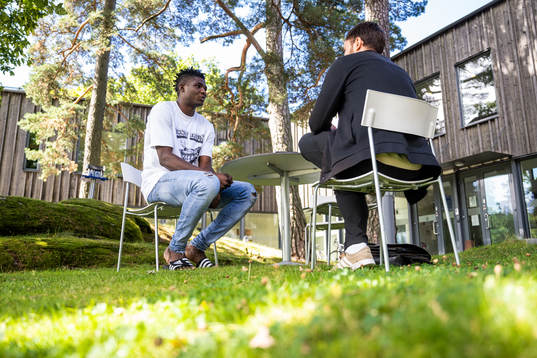 IFK Göteborgs Saidu Salisu intervjuas
