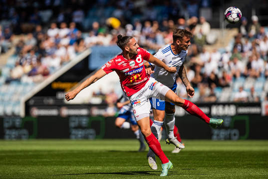 IFK Norrköpings Linus Wahlqvist Egnell och Degerfors Dijan