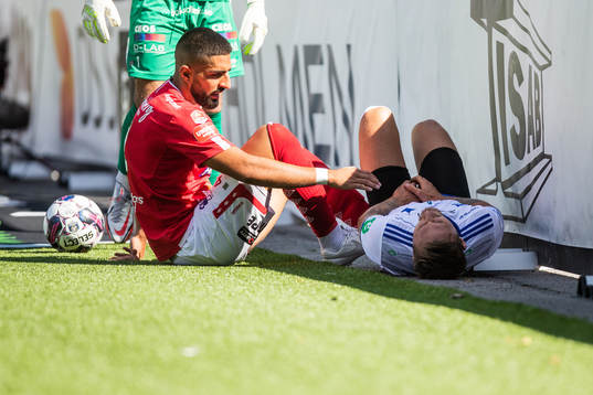 Degerfors Sean Sabetkar och IFK Norrköpings Linus