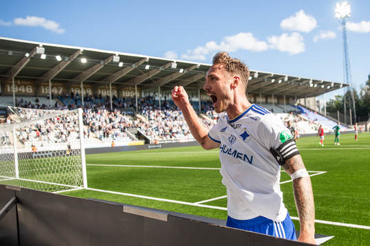 IFK Norrköpings Linus Wahlqvist Egnell jublar