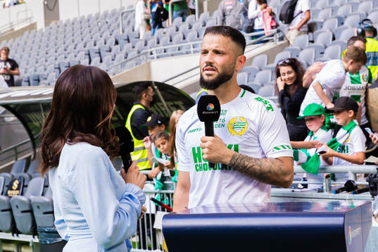 Hammarbys Mohanad Jeahze intervjuas