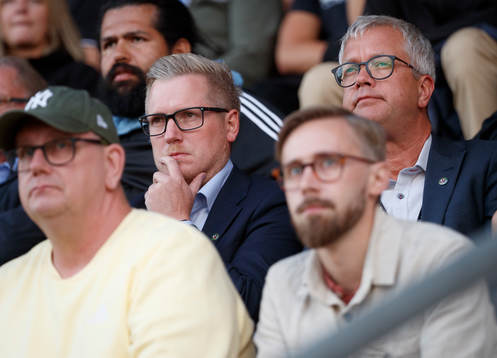 Örebros nya VD Jonas Lindegren och ordförande Kent Persson