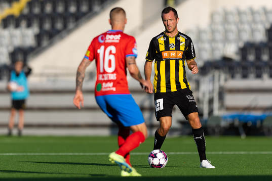 Häckens Even Hovland mot Helsingborgs Alexander Faltsetas