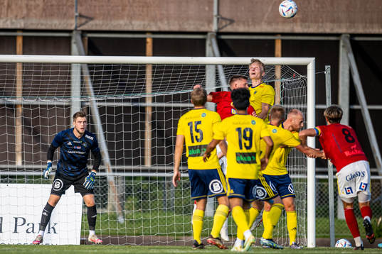 Ängelholms målvakt Robin Streifert
