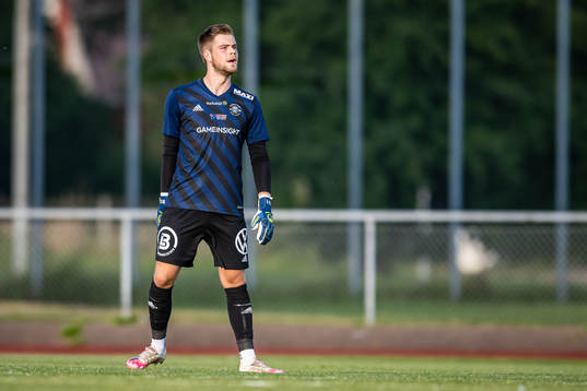 Ängelholms målvakt Robin Streifert