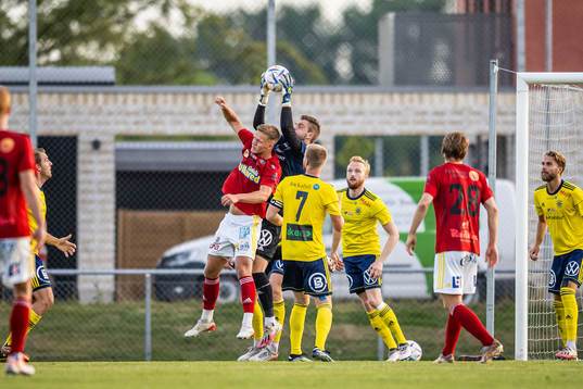 Ängelholms målvakt Robin Streifert