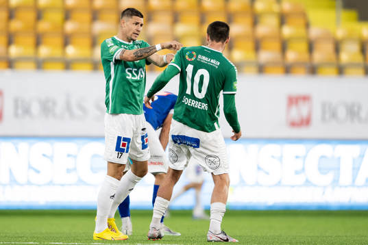 Brages André Reinholdsson och Niklas Söderberg irriterade på varandra