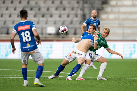 Norrbys Nicklas Savolainen och Brages Henry Sletsjöe