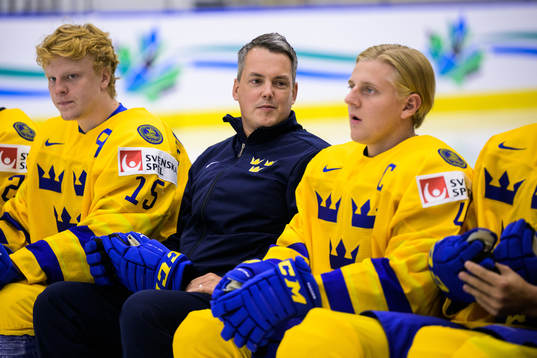 Åke Stakkestad, head coach Tomas Montén and Emil Andrae