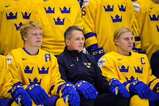 Åke Stakkestad, head coach Tomas Montén and Emil Andrae
