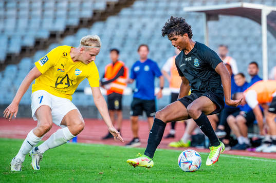 IFK Malmös Jakob Andersson mot Lunds August Sandström
