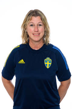 Anna Stoltze, Assisterande tränare, poserar för ett porträtt