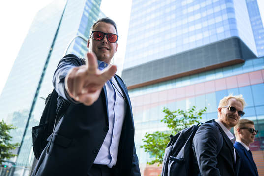 Head coach Tomas Montén, video coach Adam Almqvist and