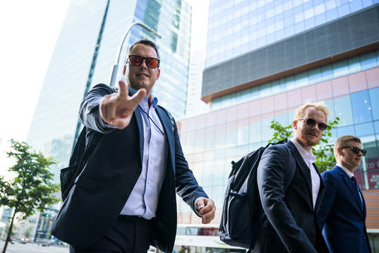 Head coach Tomas Montén, video coach Adam Almqvist and