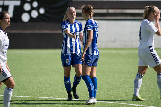 IFK Göteborgs Felicia Holmberg och Isabella Svanström