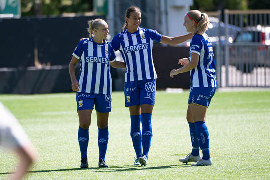 IFK Göteborgs Filippa Hopkins , Lagkapten Malva Larsson