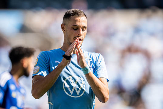 Malmö FFs Veljko Birmancevic reagerar