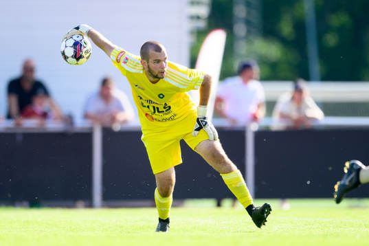 Skövde AIKs målvakt Markus Fröjd