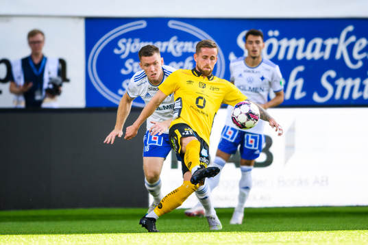 IFK Norrköpings Viktor Agardius och Elfsborgs Rasmus Alm