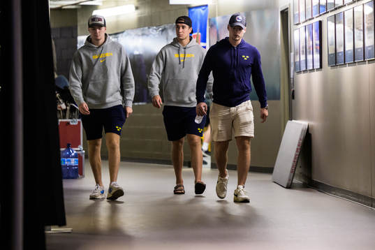 Helge Grans, Daniel Torgersson and Anton Olsson of Sweden