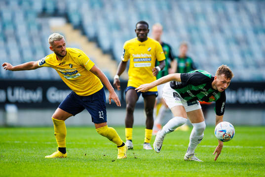 Ljungskiles Argjend Malaj och GAIS Ben Morris