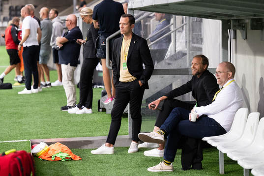 Häckens sportchef Martin Ericsson, klubbdirektör Marcus