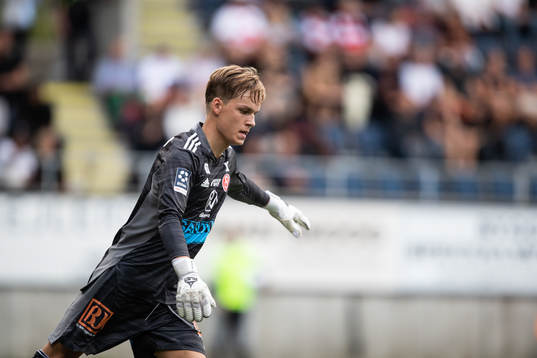 Sandvikens målvakt Hannes Sveijer